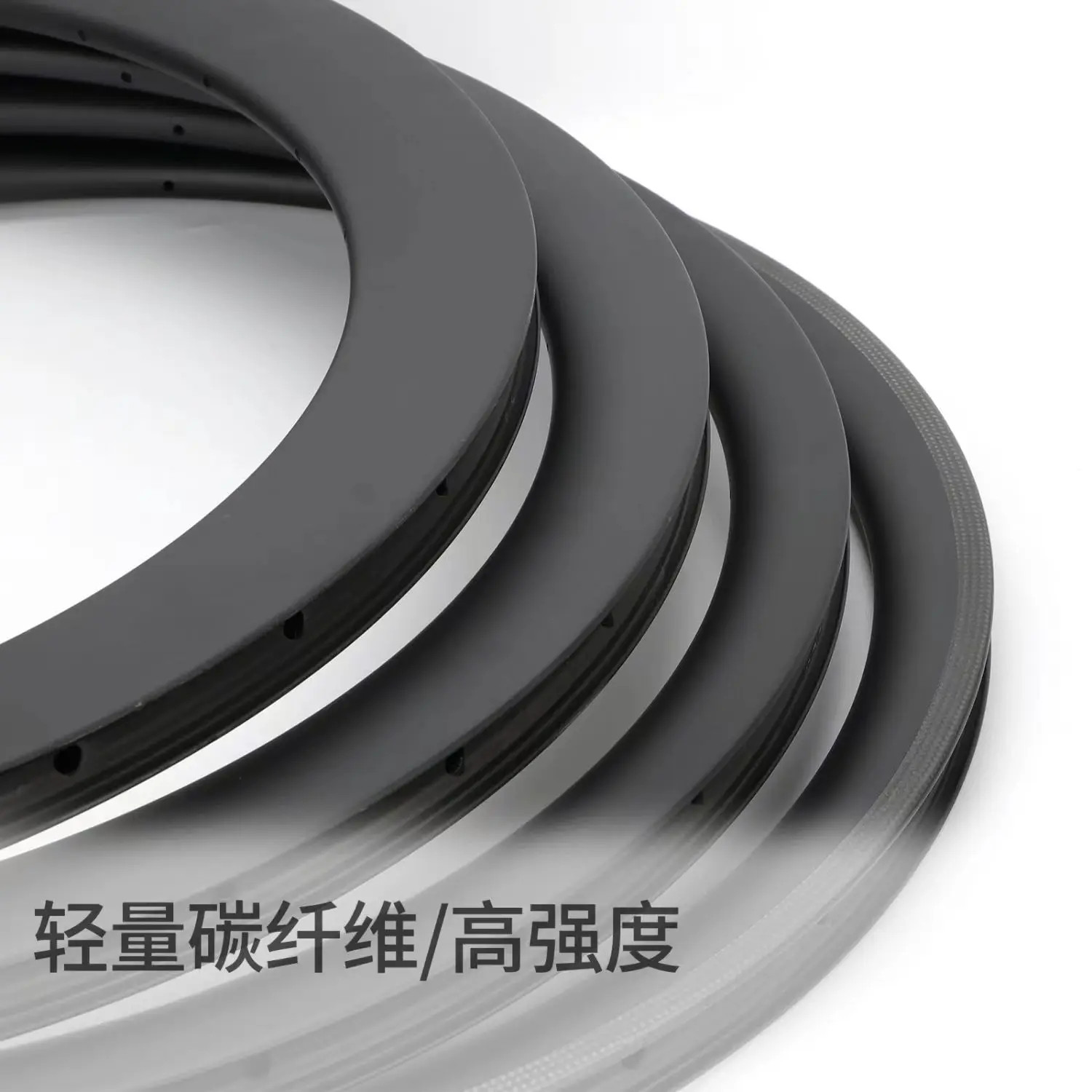700C Carbon Fiber Rim for Road Bicycle 38/50/60/88mm Depth Clincher Ring 1pc