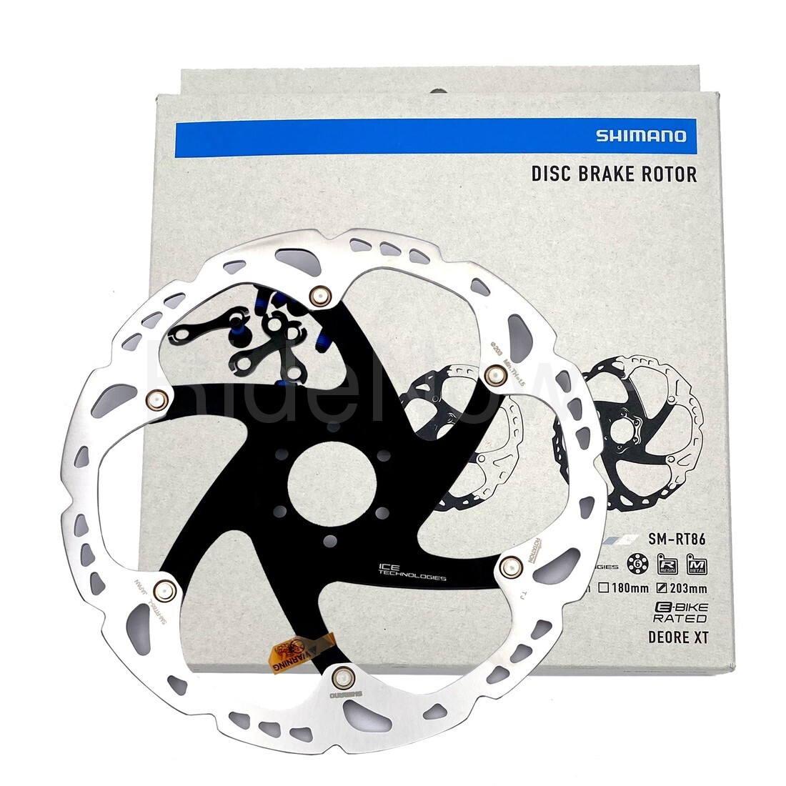 Shimano DEORE XT SM-RT86 203mm,ICE-TECH MTB Bike Disc Brake Rotor New