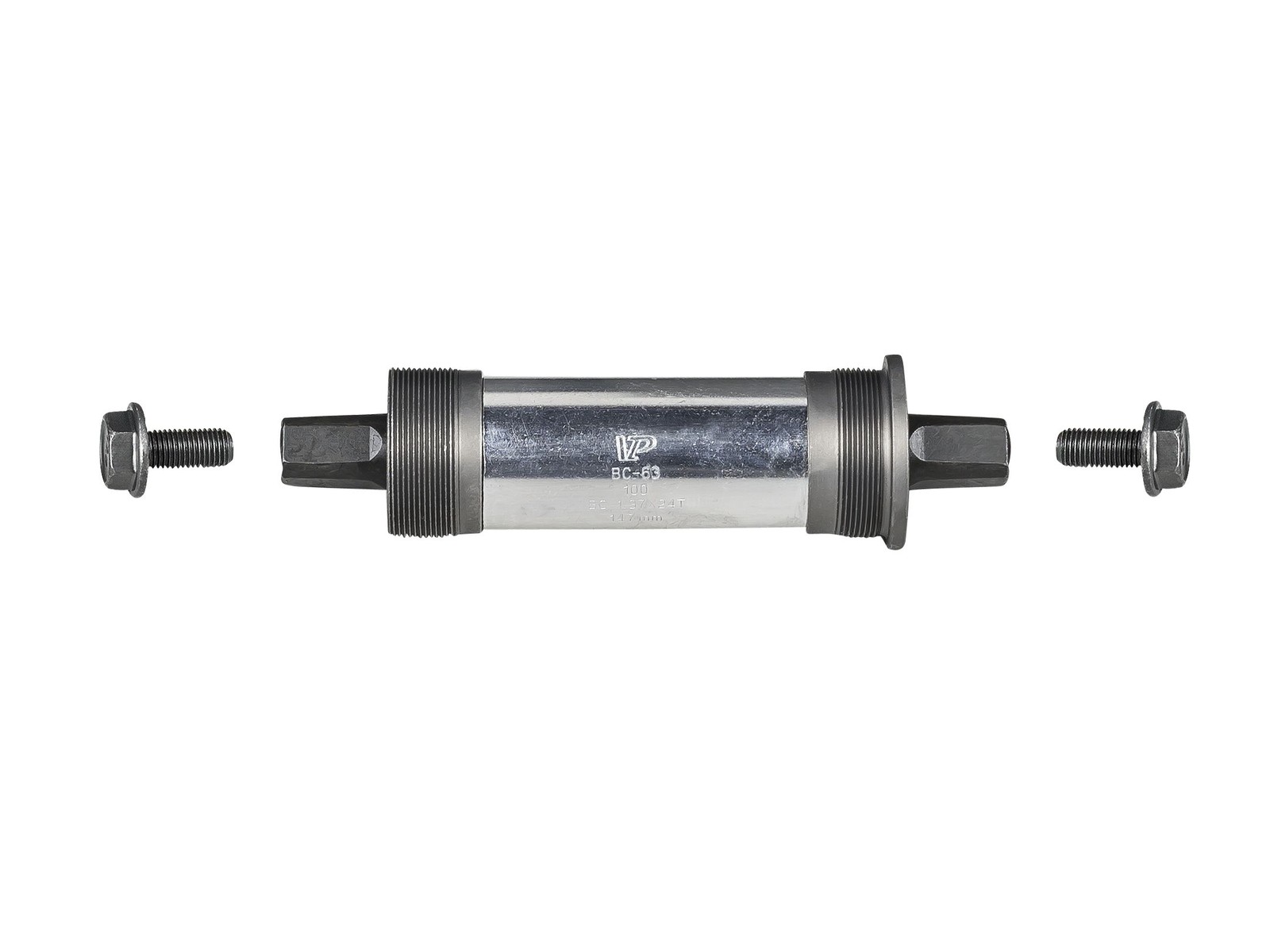 VP Components FP-BC63 Square Taper Fat Bike Bottom Bracket 100mm x 147mm Black