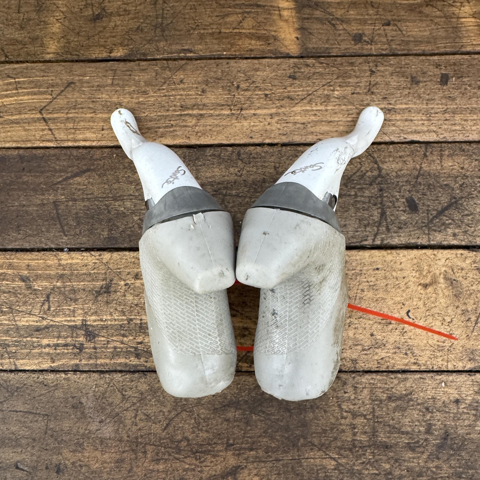 Vintage Shimano Sante BL-5001 Brake Levers Pair Aero Drop Bar 23.8mm Road White