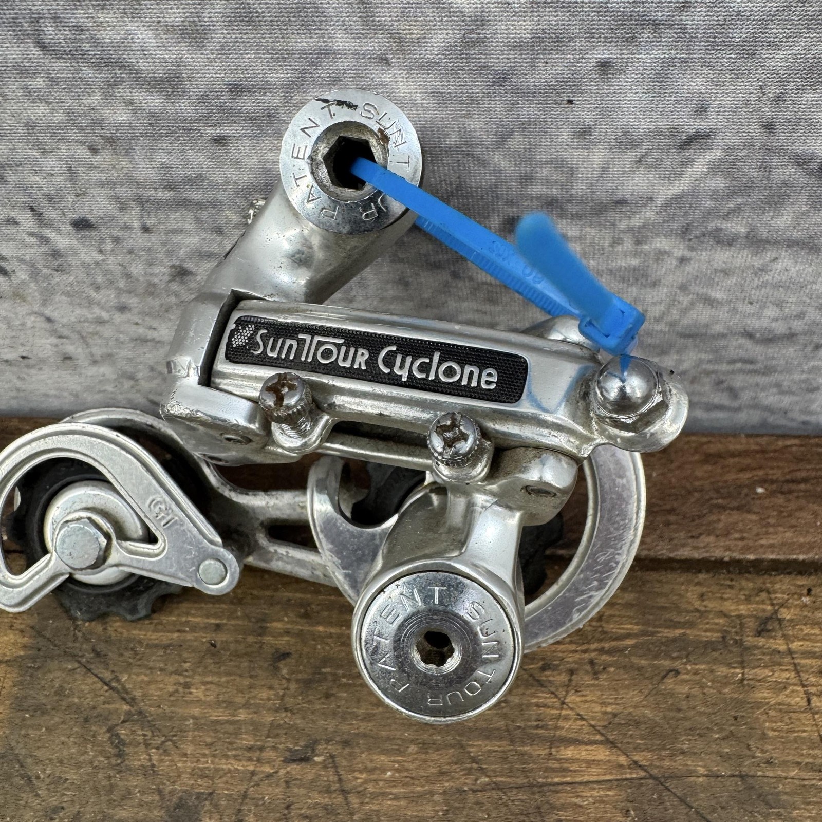Vintage SunTour Cyclone GT Rear Derailleur Long Cage Hanger 70s Japan 193g