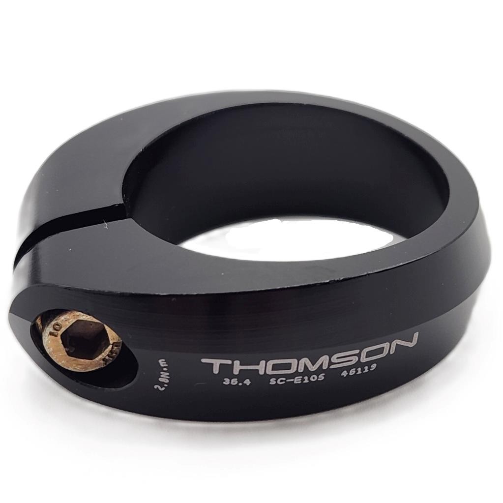 Thomson 36.4mm Seatpost Clamp Collar Bolt-On Black Bicycle