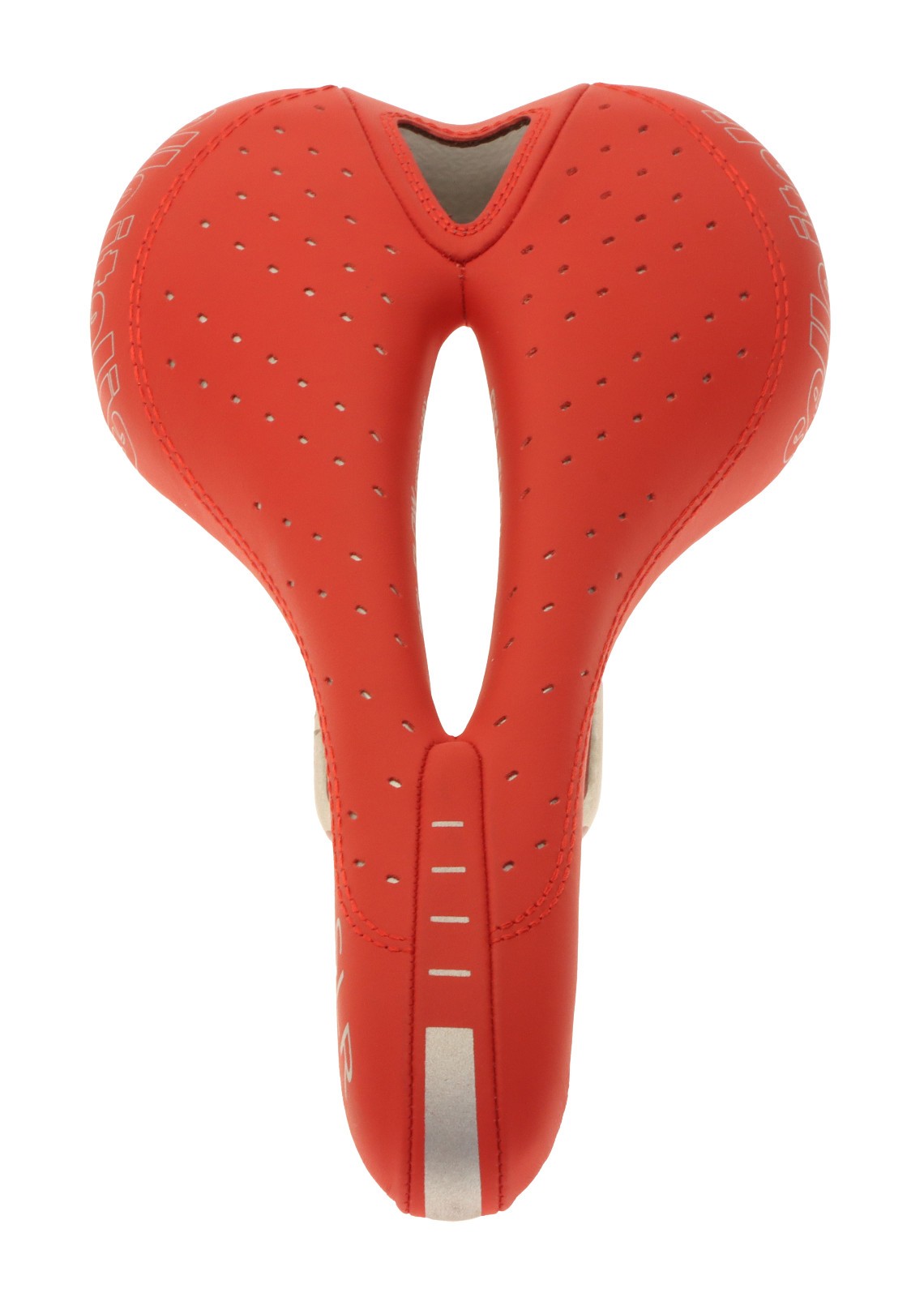 Selle Italia SLR Gel Flow Saddle Vanox Rails Red Perforated Leather 2010 NOS NEW