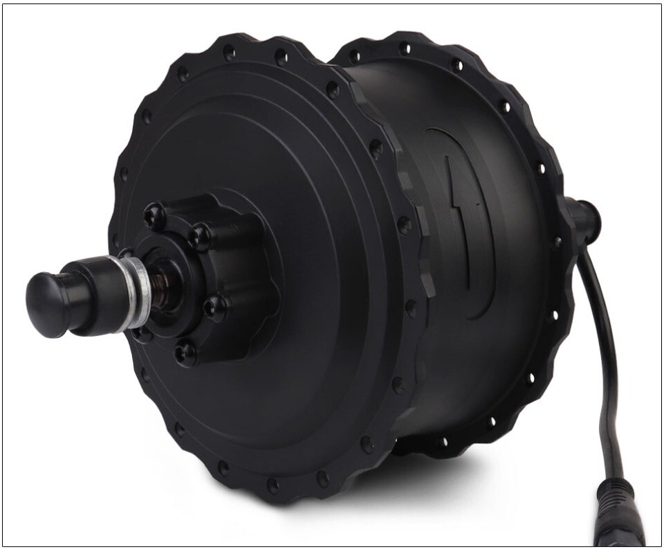 48V 750W Brushless Gear Rear Wheel Drive Hub Motor Fat E-bike for 175 mm 190mm