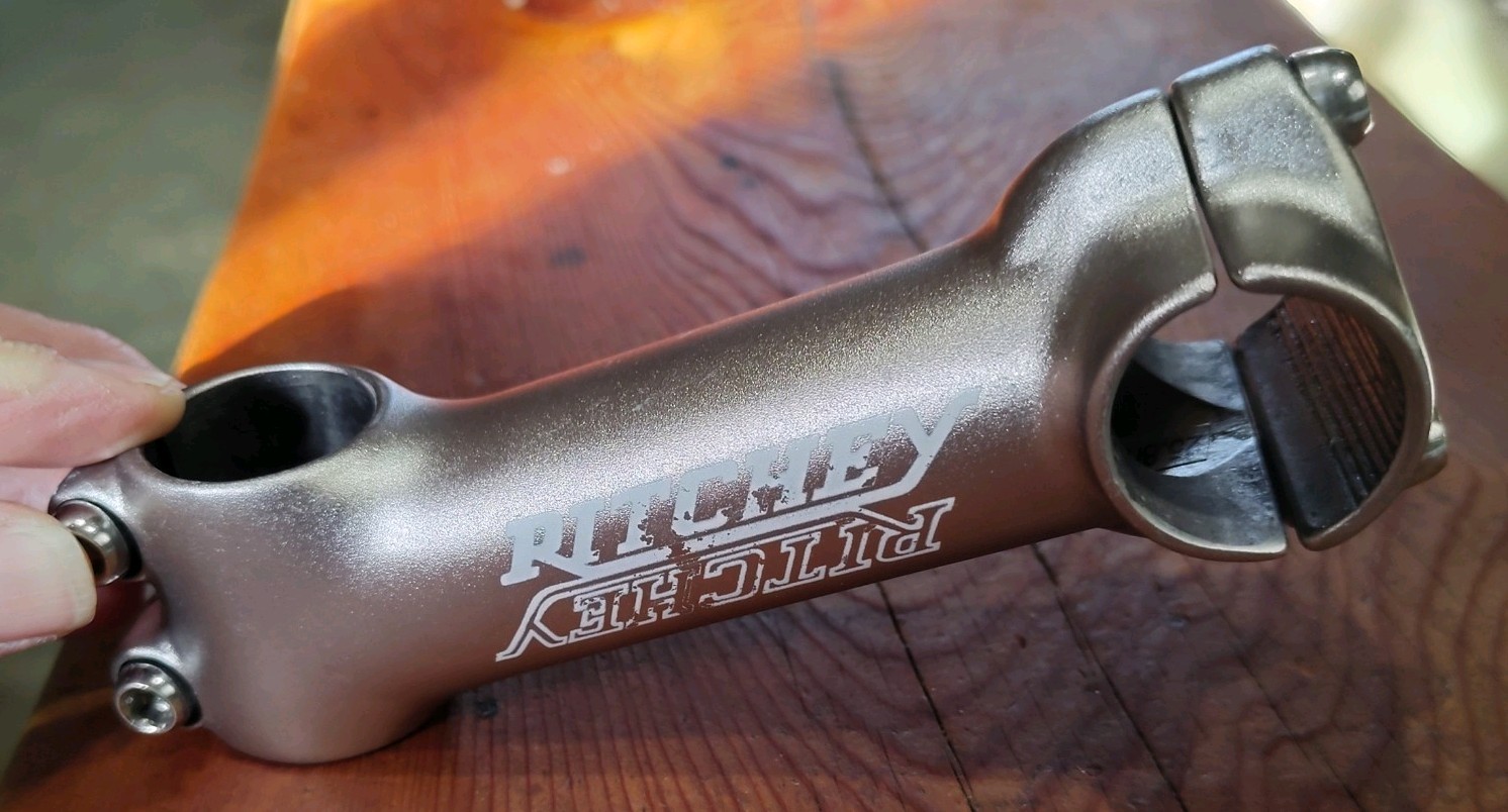 Ritchey Threadless 1″ Stem Aluminum Alloy 110 mm Reach 25.8 Clamp Silver 15d+/-