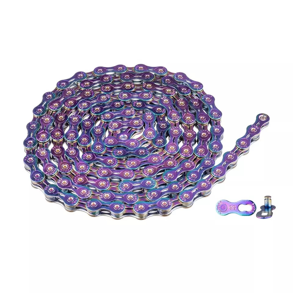 7/8/9/10/11 Speed Bicycle Chain Silver Gold Rainbow Road Mountain Gravel Bike