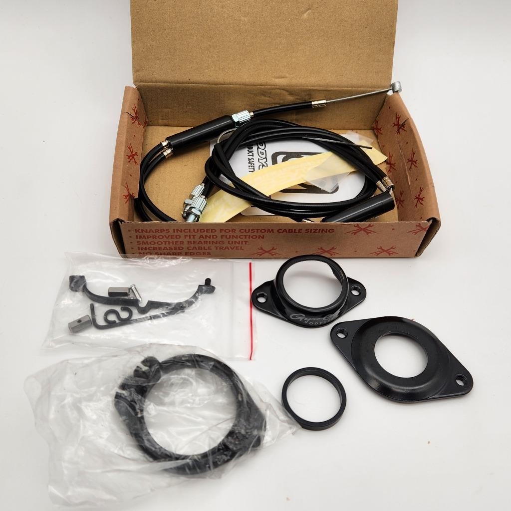 Odyssey Gyro G3 1-1/8″ Dual Cable Detangler for Bicycle Black OPEN PACKAGE
