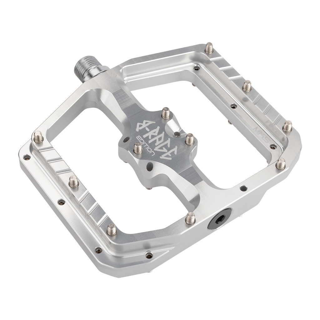 Burgtec Penthouse Flat MK5 B-Rage Edition Pedals – Silver
