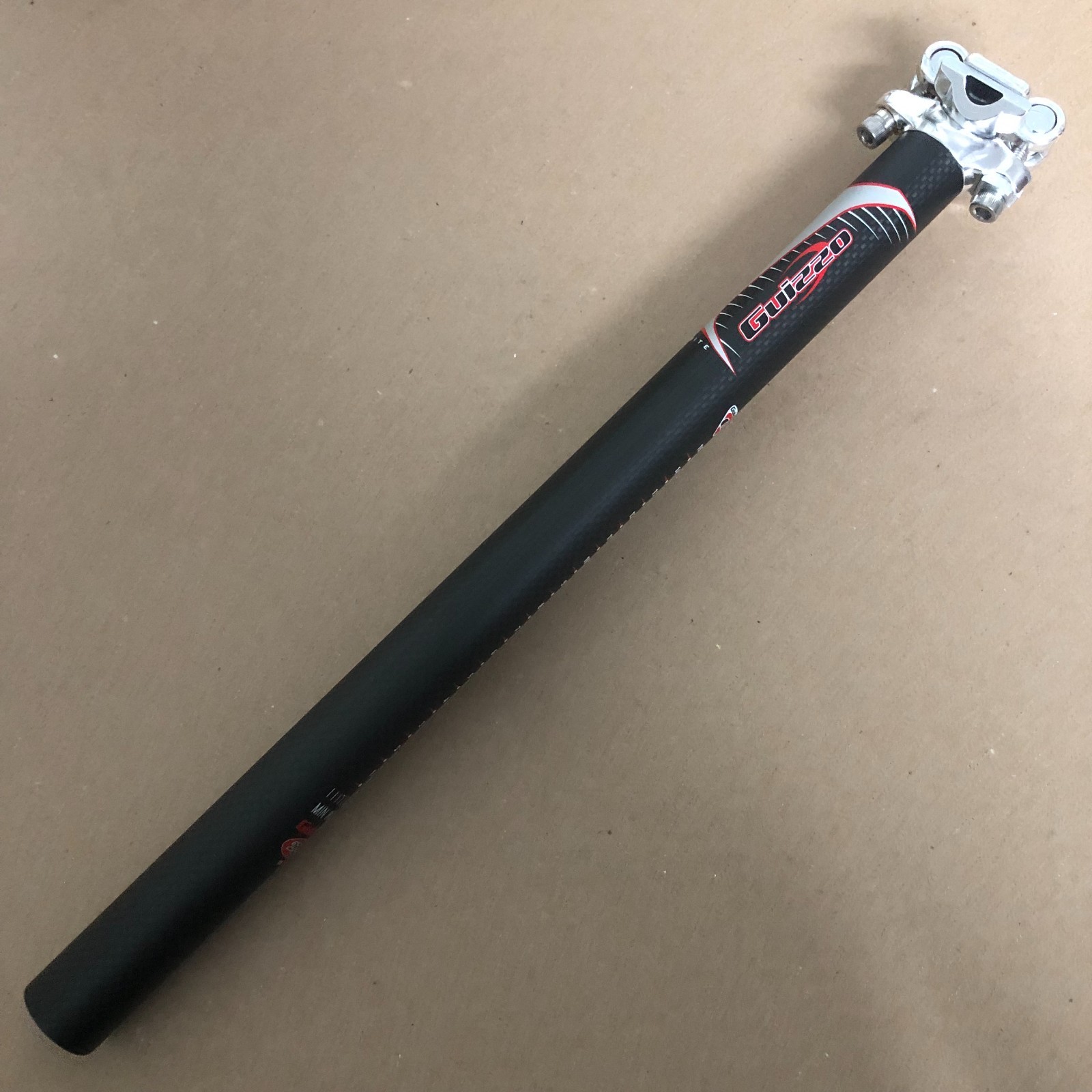 New KALLOY Guizzo Bicycle Carbon Fiber Seat Post 27.2mm Length 400mm Black