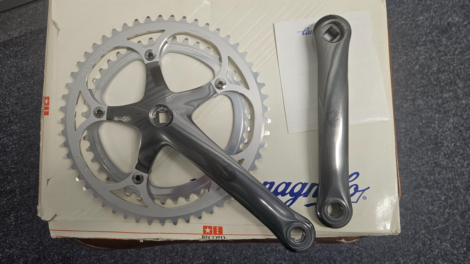 Campagnolo C Record Century finish crankset