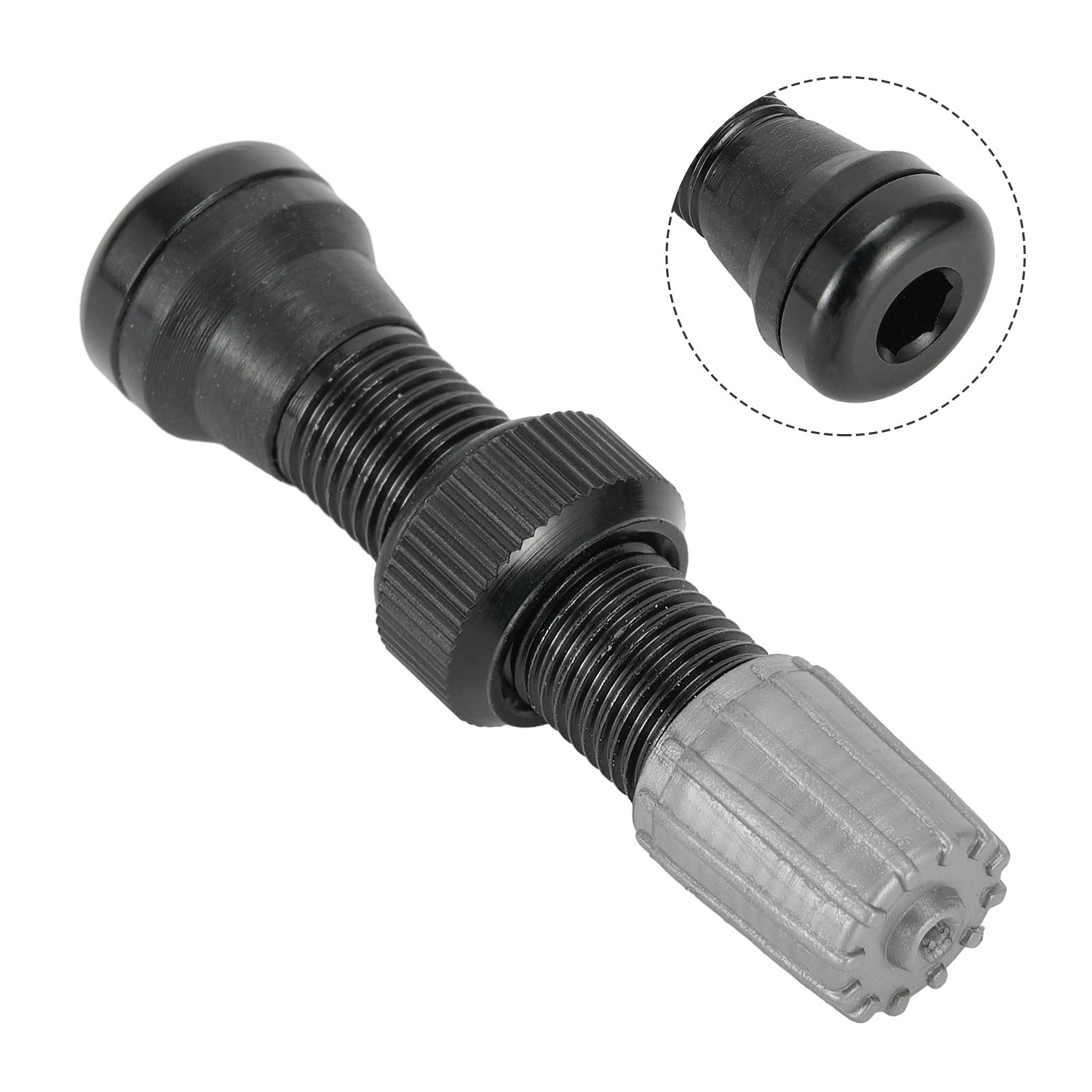1pc Tubeless Valve For-Schrader Valve Bicycle Rim Black/ Red/ Blue/ Green