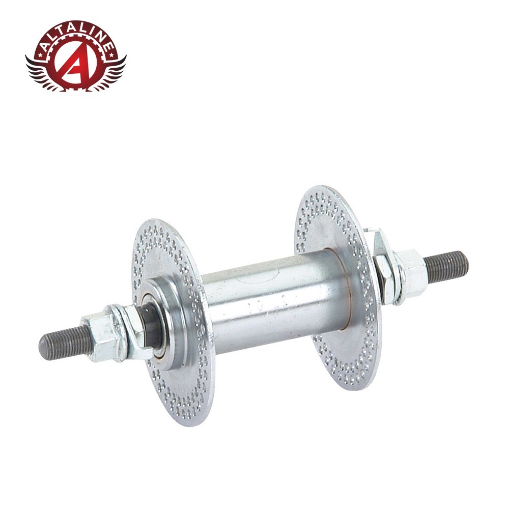 ALTA Bicycle STEEL 144 SPOKE HUB FOR FRONT WHEEL/RIM 144H x 80g CHROME Part 14g