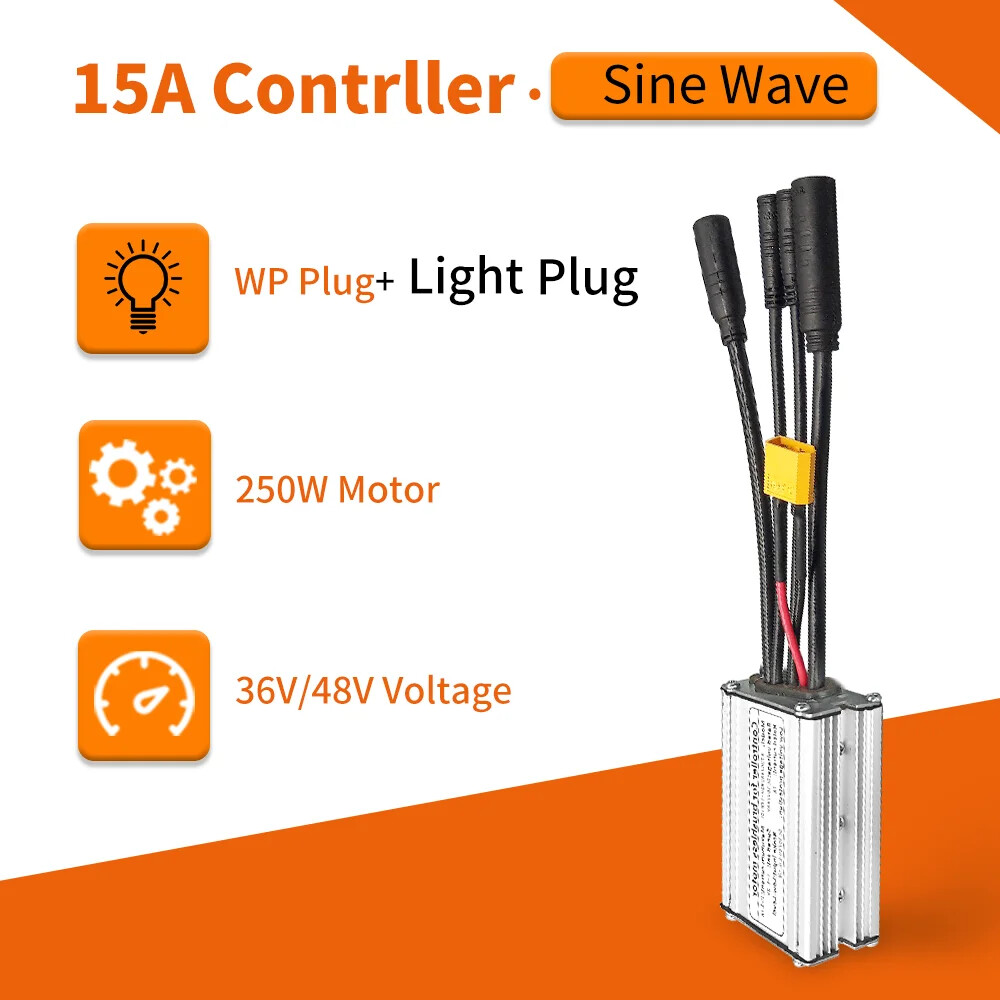 36V 48V 250W 350W 500W 1000W Mountain Ebike Brushless KT Controller Waterproof