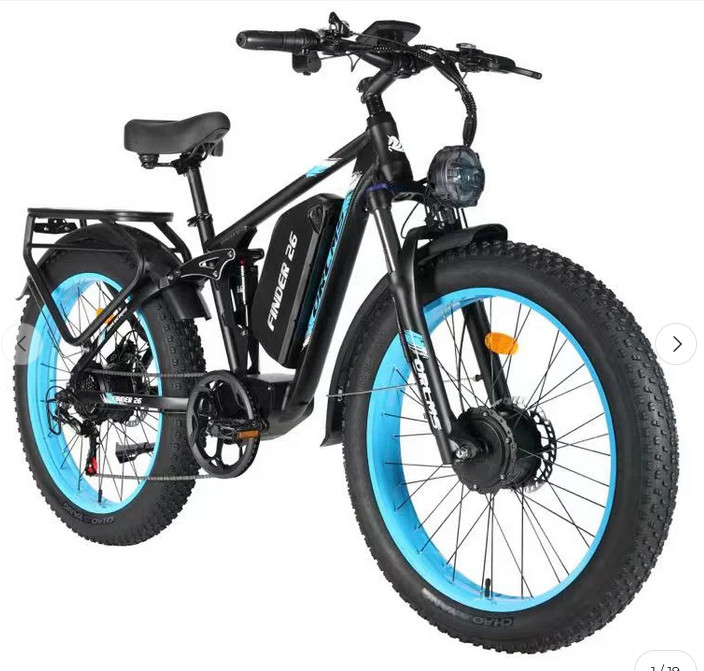 SMLRO Finder 26 Dual Motor Ebike 52V 2000W 25Ah Hydraulic Brake Off-road Ebike