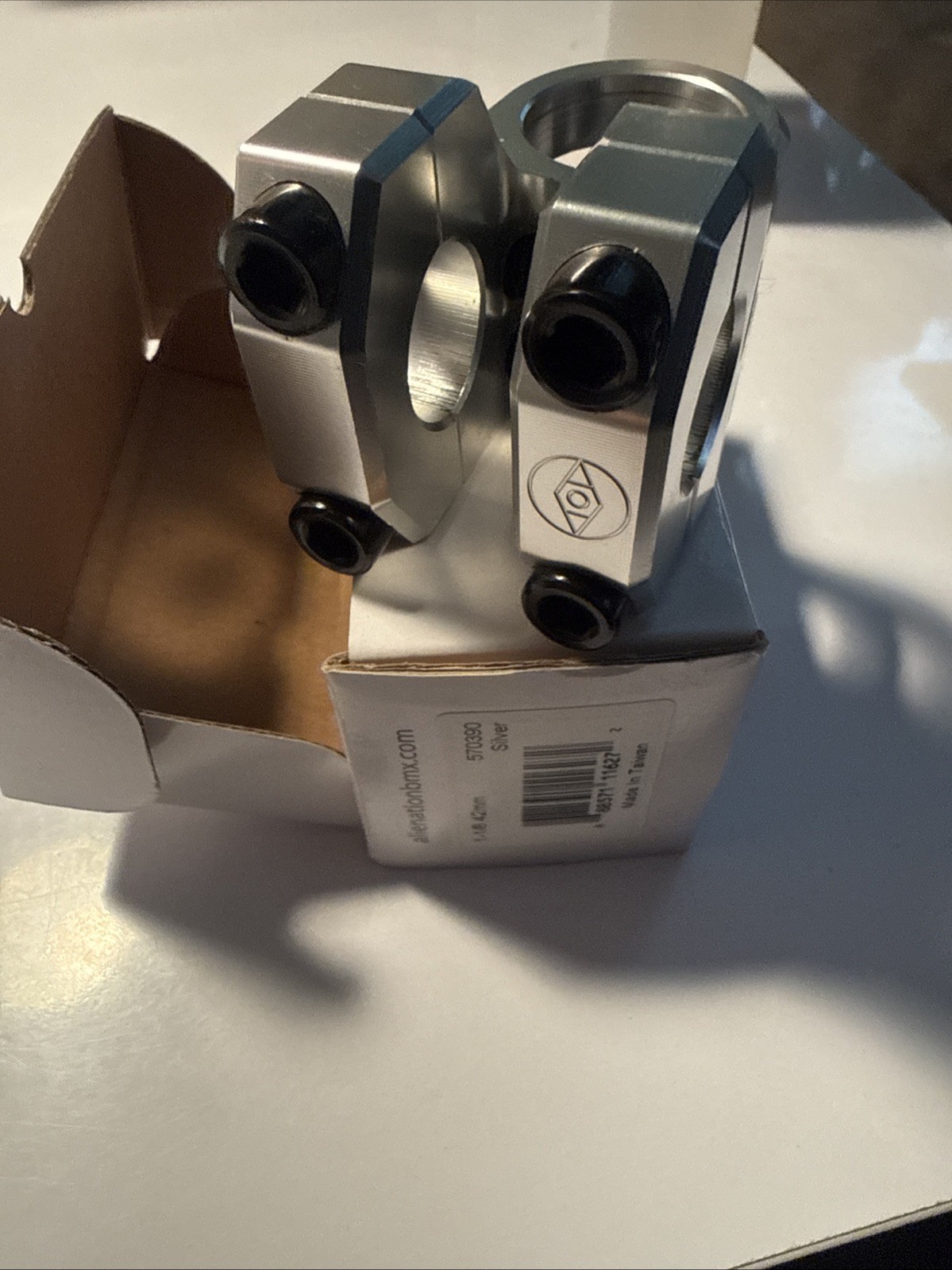 Alienation Iron Maiden BMX Stem 22.2 mm 42 mm 0Â° Silver