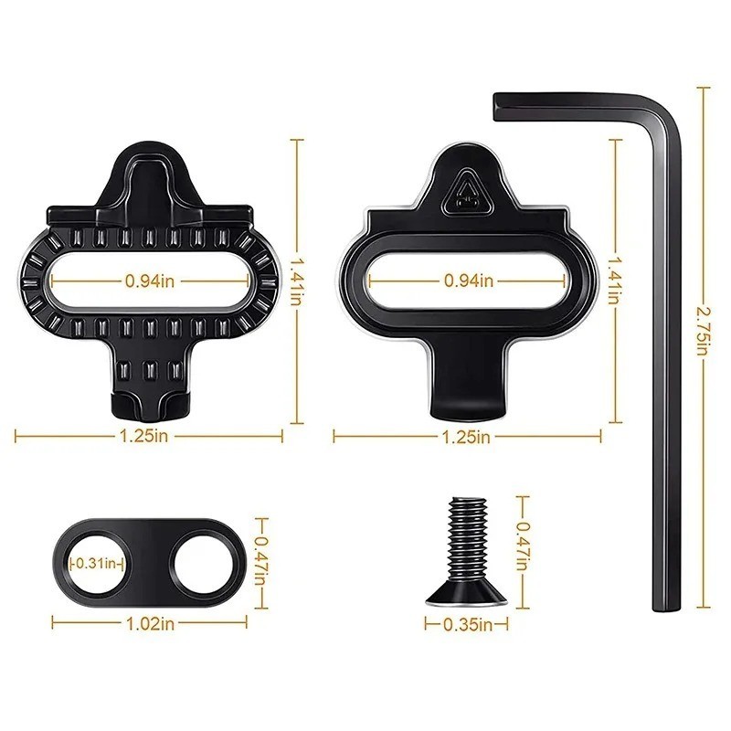 Shimano SPD SM-SH51 Single-Directional Release Cleats w/o Cleat Plate Nuts