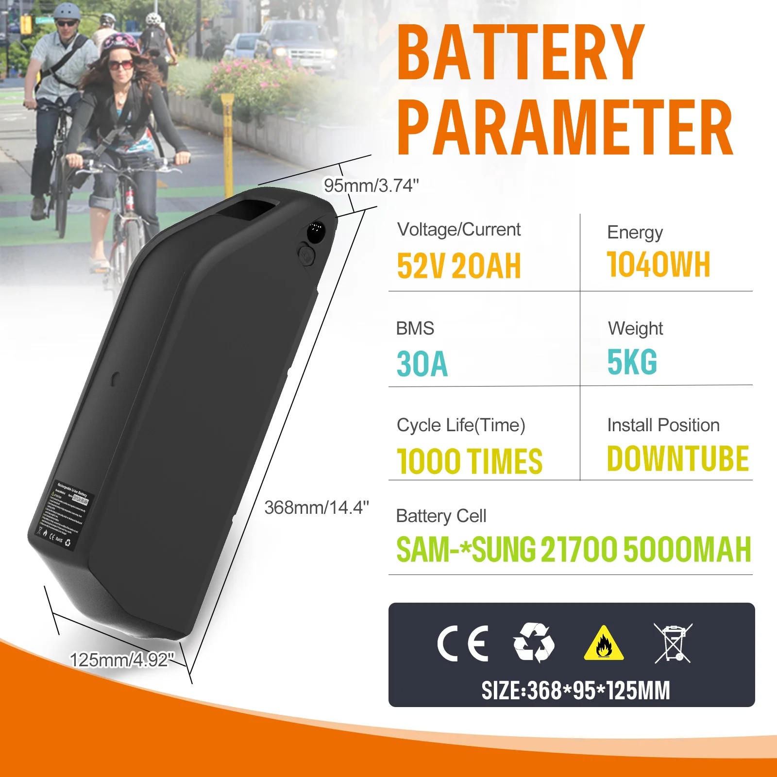 Ebike Bafang 48V750W Mid Drive Motor Electric Bicycle Conversion Kit BBS02