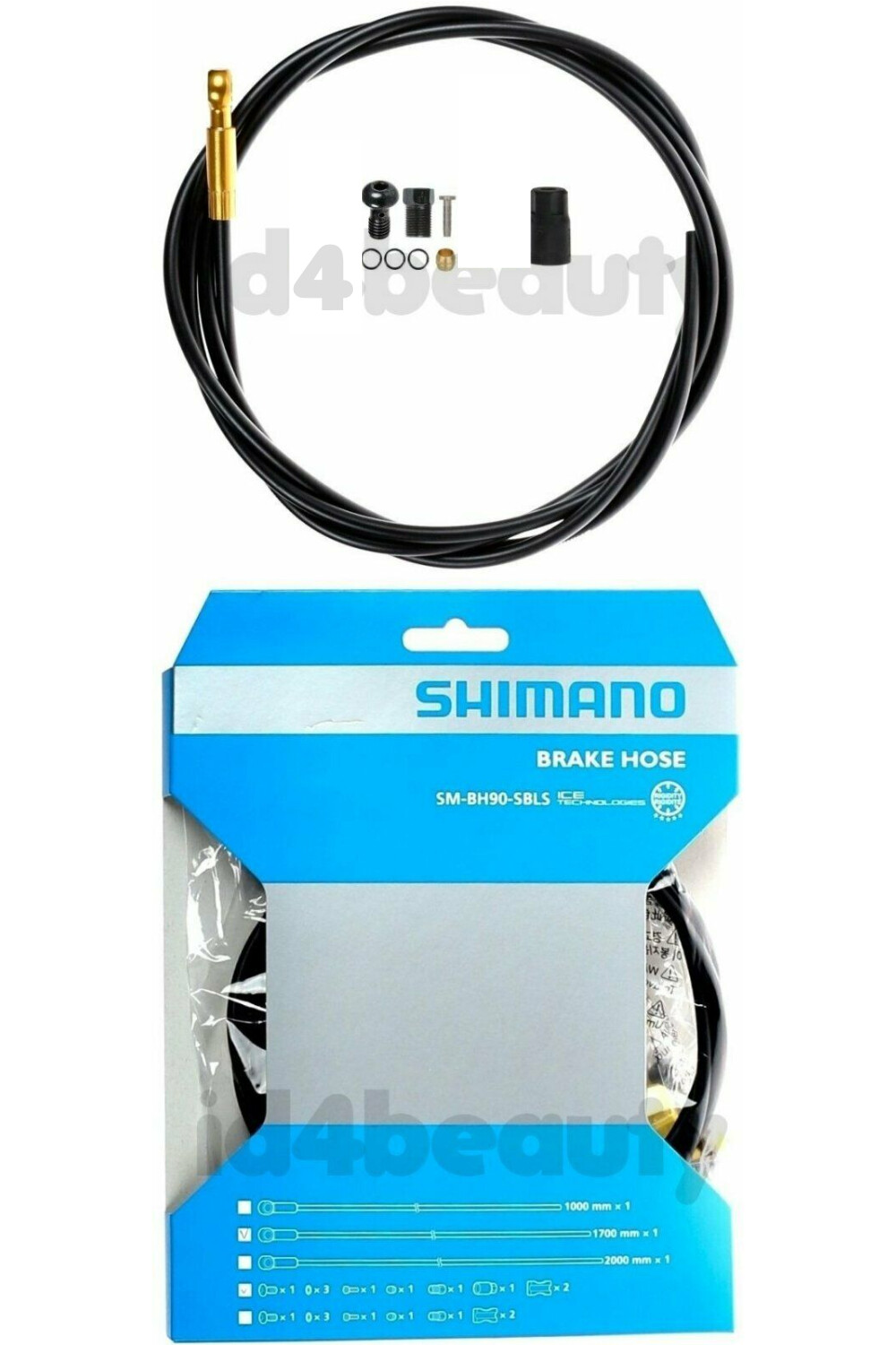 Shimano Saint Brake Hose SM-BH90-SBLS 1700mm Black MTB NIB