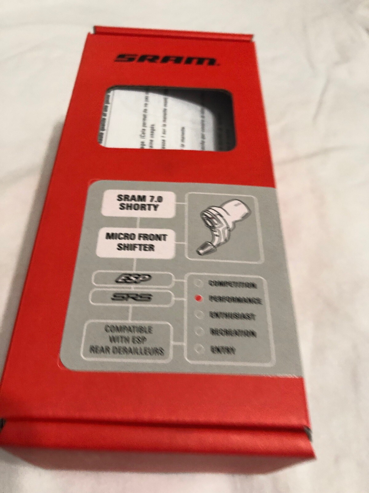 SRAM 7.0 3 Speed Shorty Front MicroTwist Shifter Left Handed Shorty Mountain