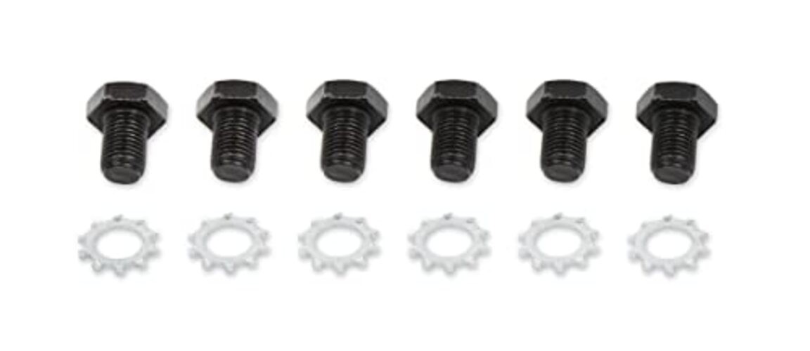 Mr. Gasket Flexplate, Bolts Gr.8 Gm, Black 1 Count (Pack of 1)
