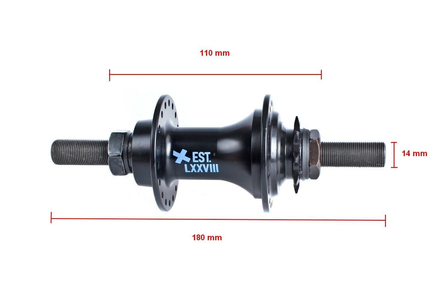 Haro Xest Mountain Cycle BMX Bike Front&Rear Hub Set 36H 9T driver RHD