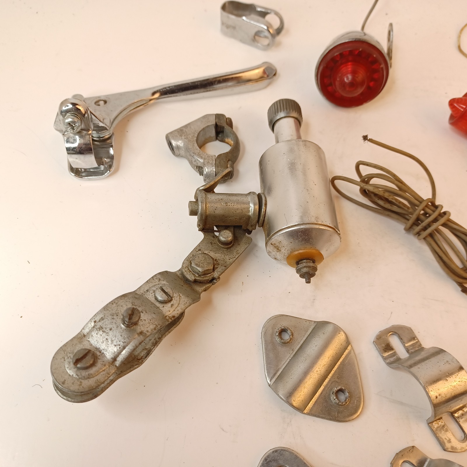 Lot of Assorted Bicycle Parts Generator Reflecter Tail Lights