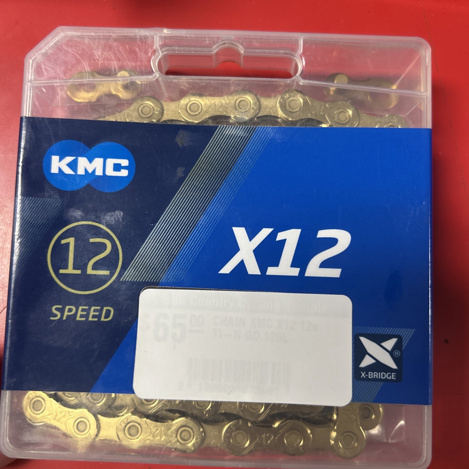 KMC 12 Speed Link Chain Gold 126 Links