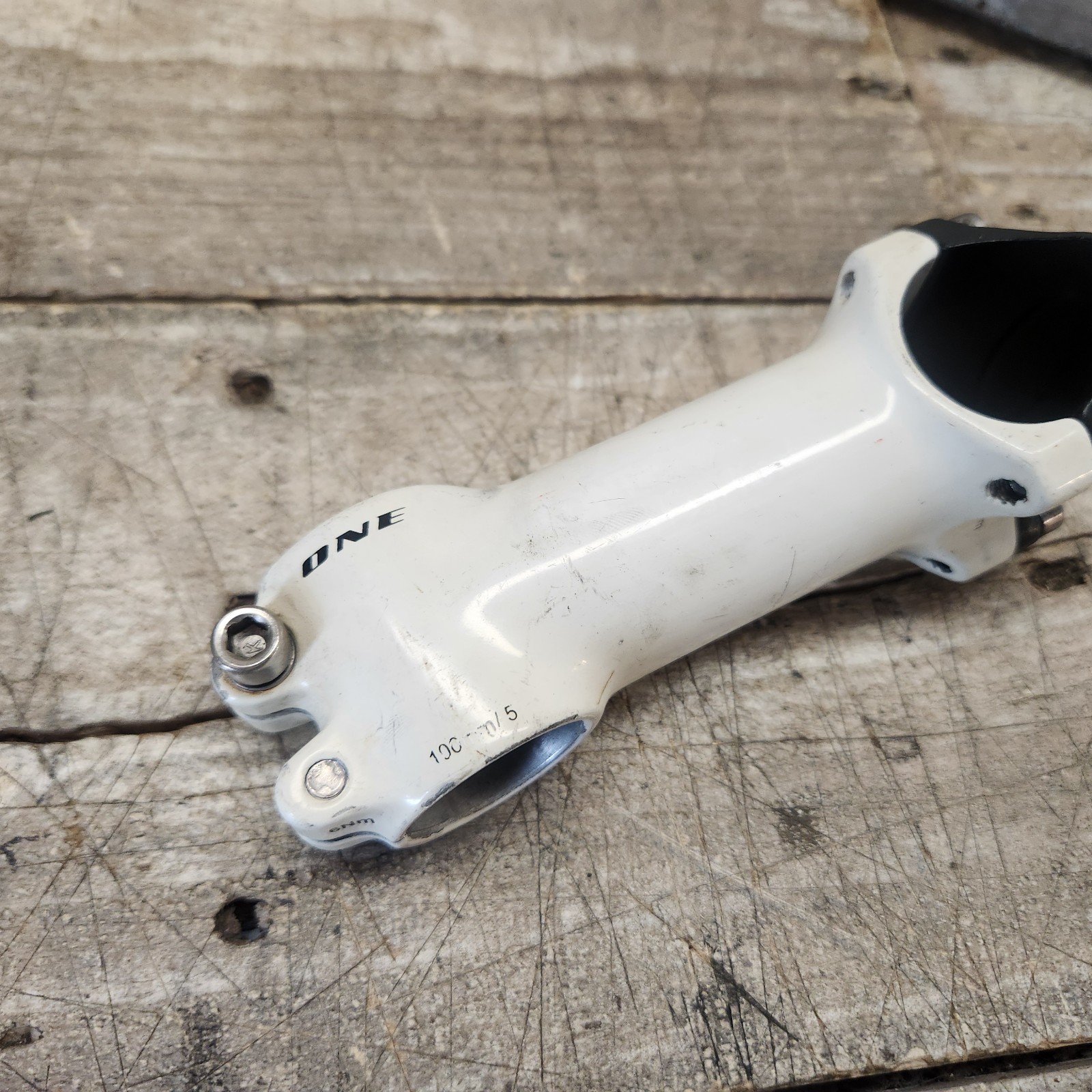 ControlTech ONE Threadless Stem 95mm 31.8mm Clamp 1-1/8” Steerer White Alloy