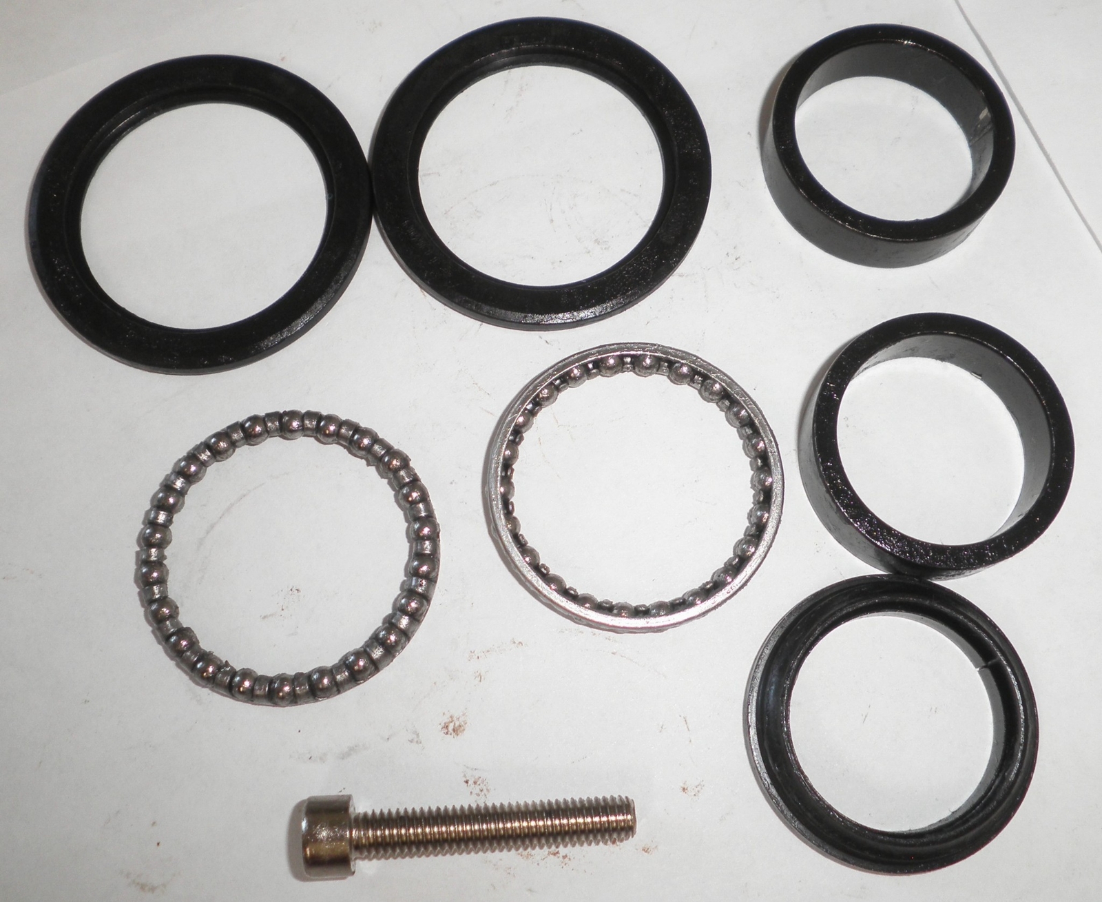 BLACK BICYCLE HEAD-SET 1 1/8″ BIKE PARTS 643-6
