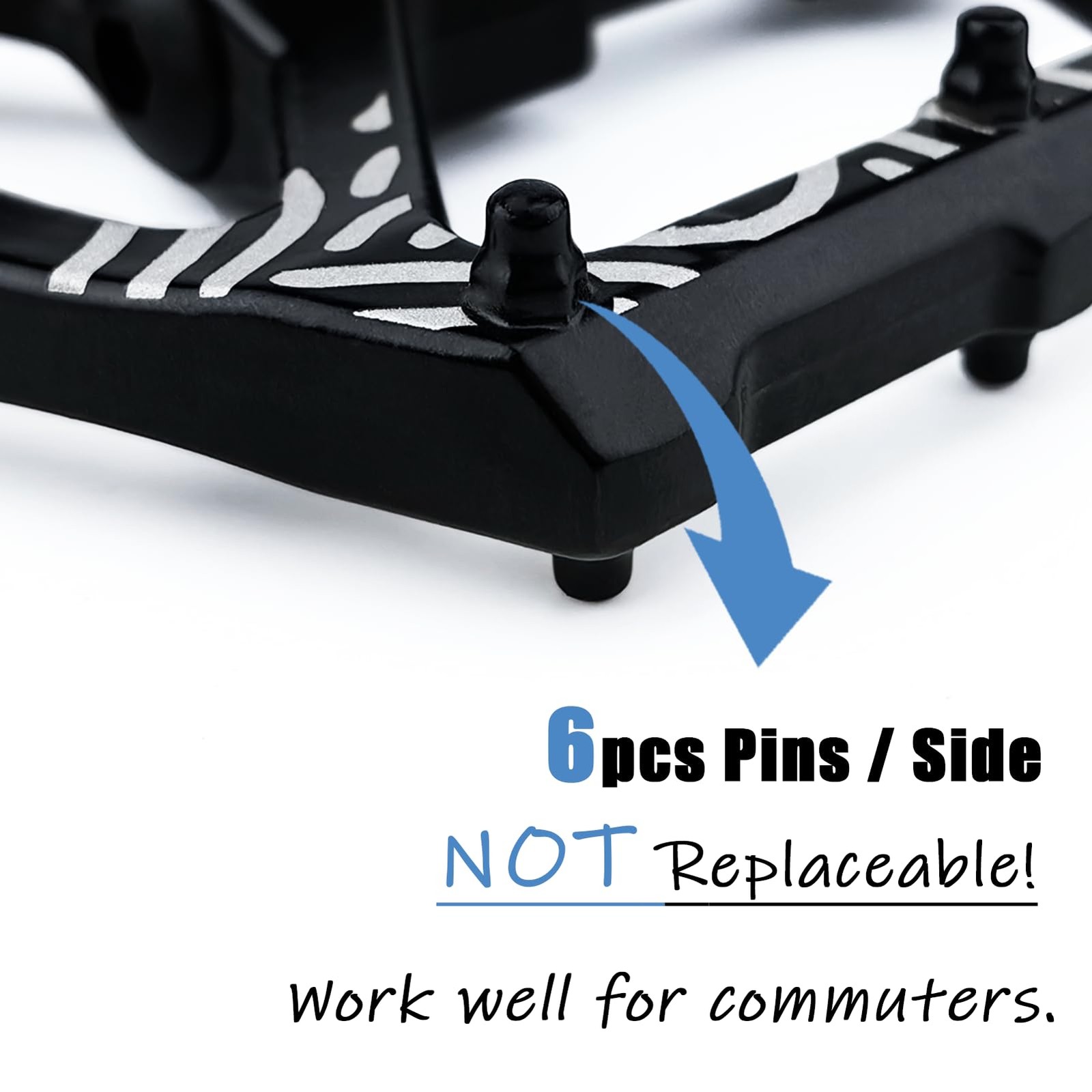 Bike Pedals Mountain Bike Adult, Large Clipless Bicycle Pedals, Lightweight M…