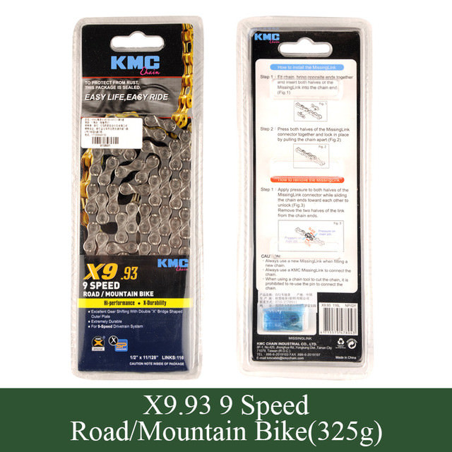 KMC Bicycle Chains 6 7 8/9/10 11 12 Speed MTB RoadBike Chain X8/X9/X10/X11.93