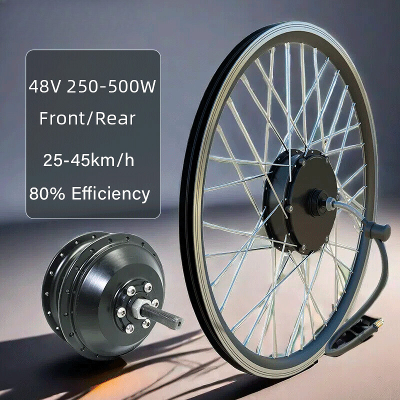 250W 350W 500W 48V 20-26inch 700C Electric Bicycle Brushless Hub Motor Wheel Kit