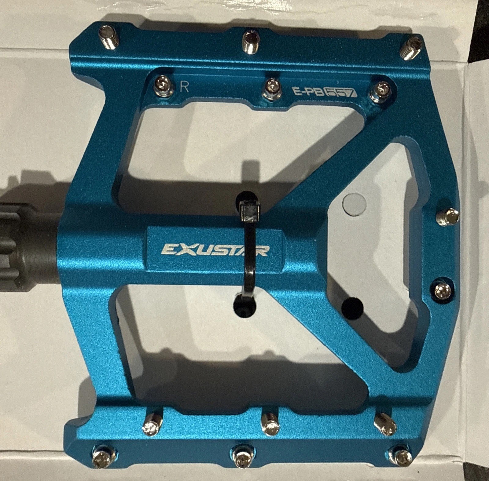 Exustar Pedals EPB557BL Turquoise Blue Aluminum 14oz/pr NIB NICE!