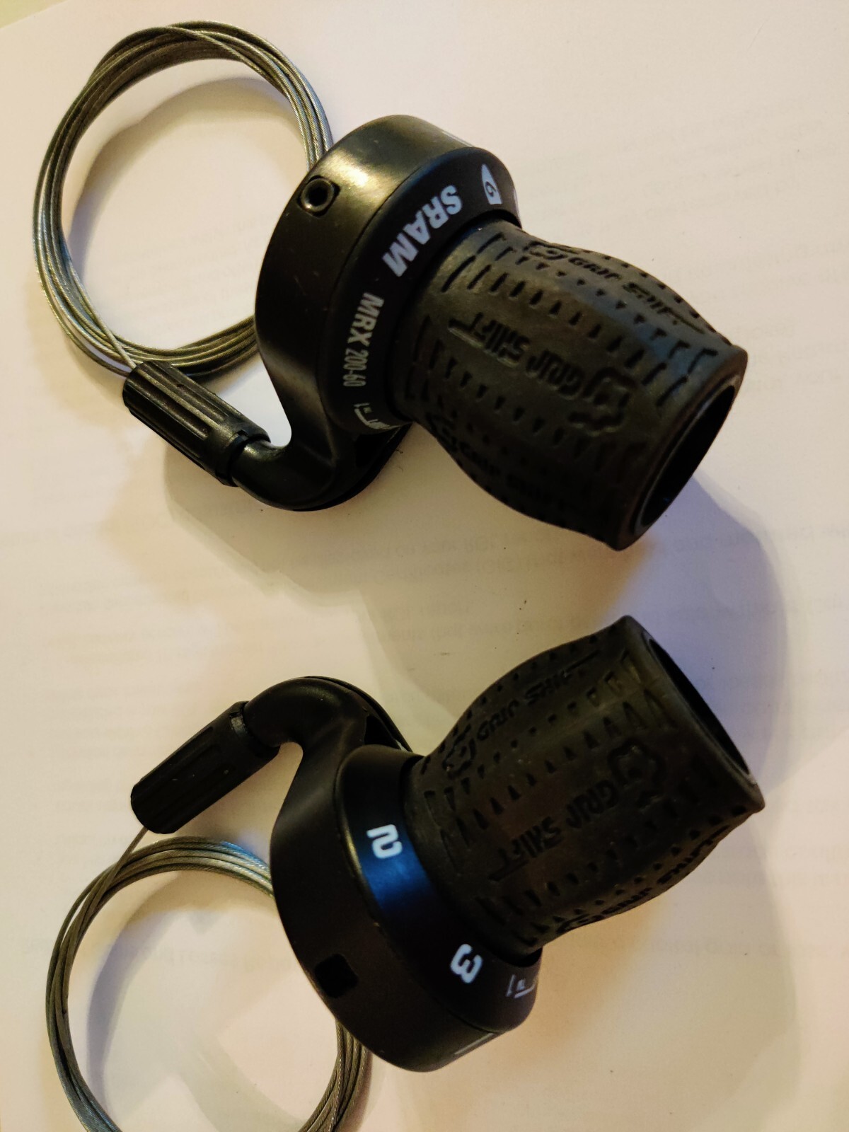 SRAM MRX200-60 Right Grip Shift and SRAM QS60-32 Left Quick Shift NOS