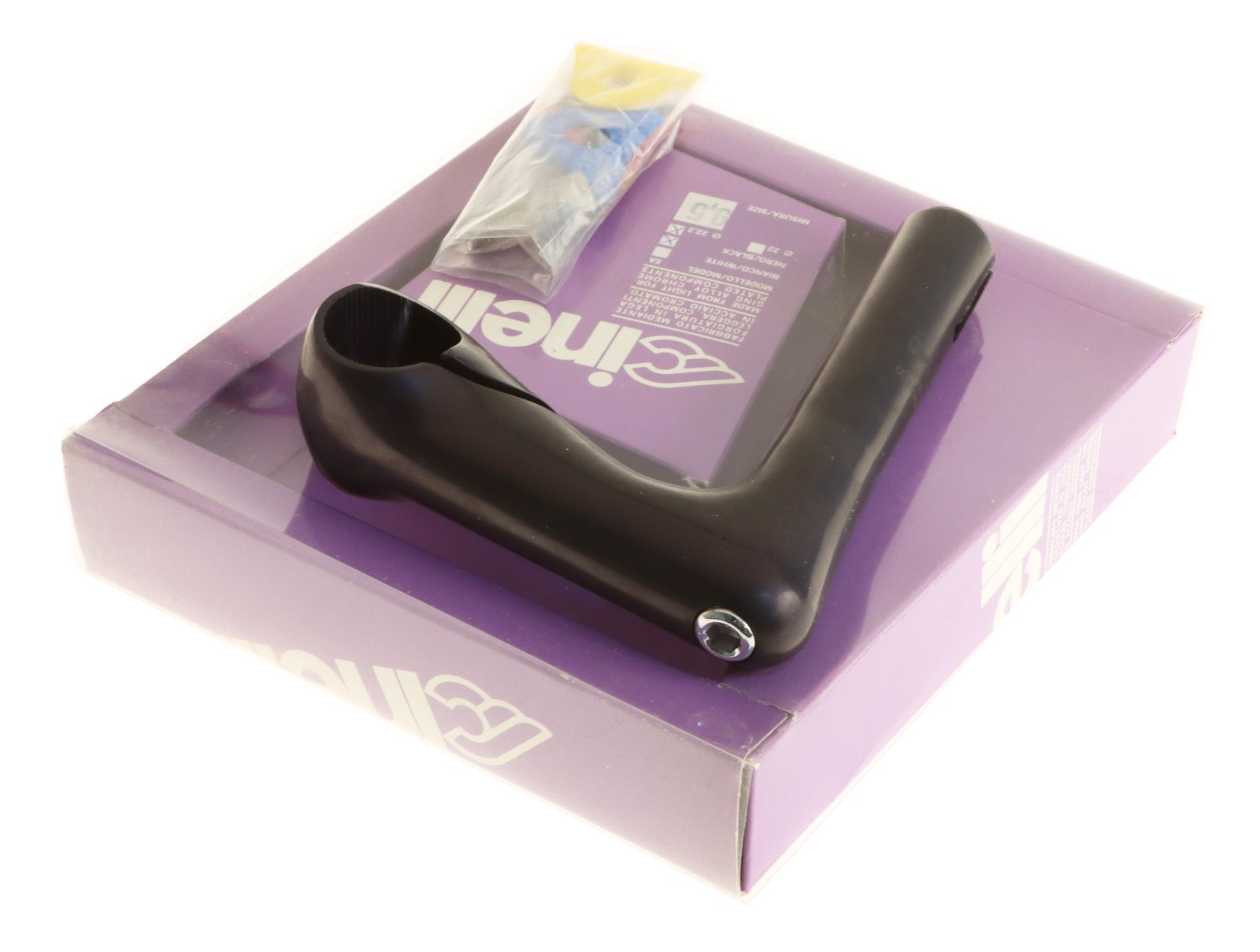 Cinelli 1″ X/A 22.2mm Quill Stem 95mm 26.4mm Clamp Black -17° XA NEW NIB NOS