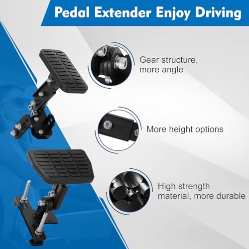 Pedal Extenders for Short Drivers-Brake pedals suitable for most models(1.2in