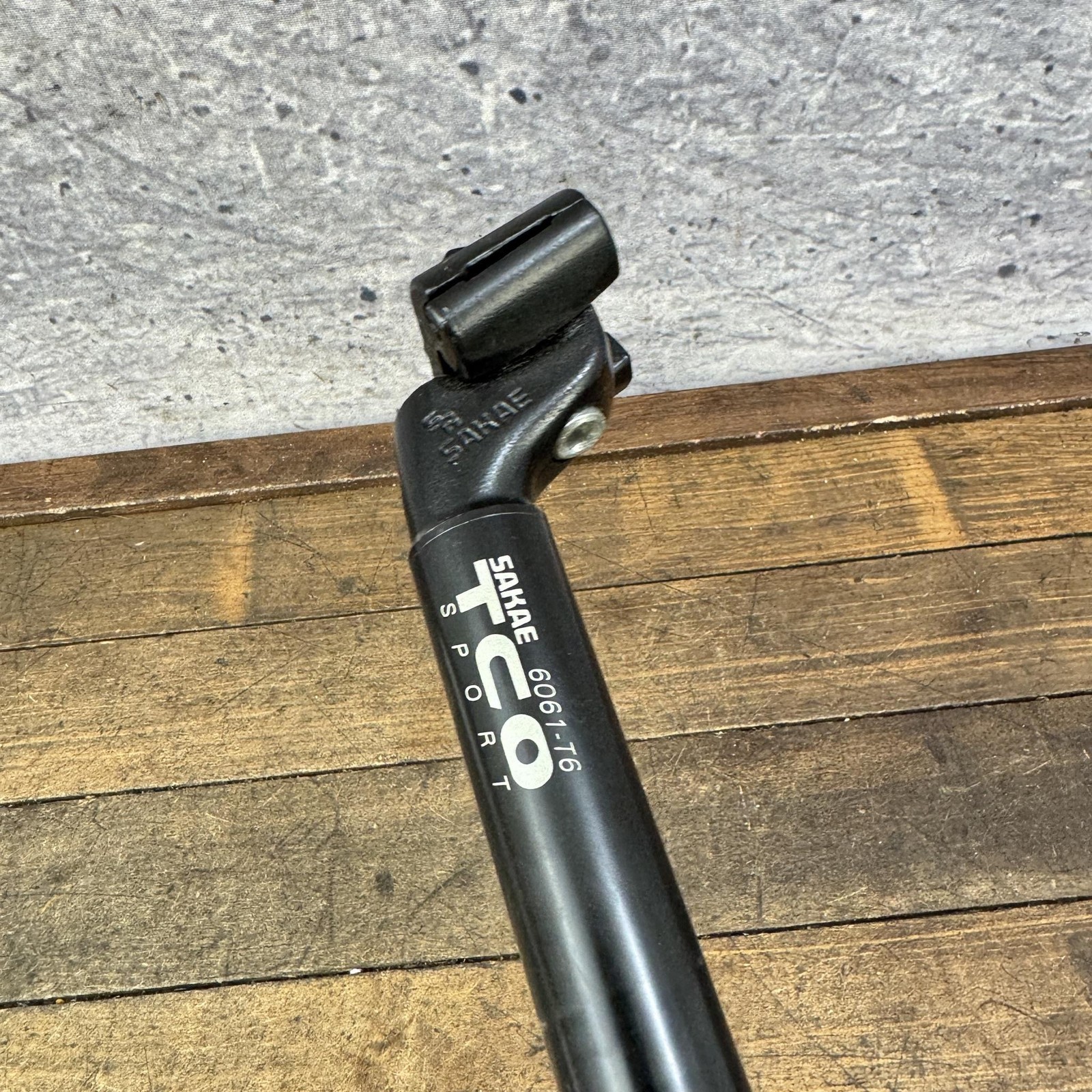 Vintage Sakae TCO Sport Seatpost 26.8 mm Black Alloy Tall Cool One MTB Bike 90s