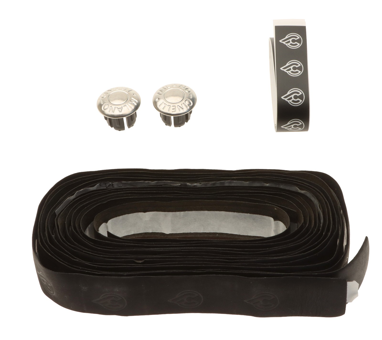 Cinelli Imperial Leather C Ribbon Handlebar Tape Black Smooth NEW NOS NIB