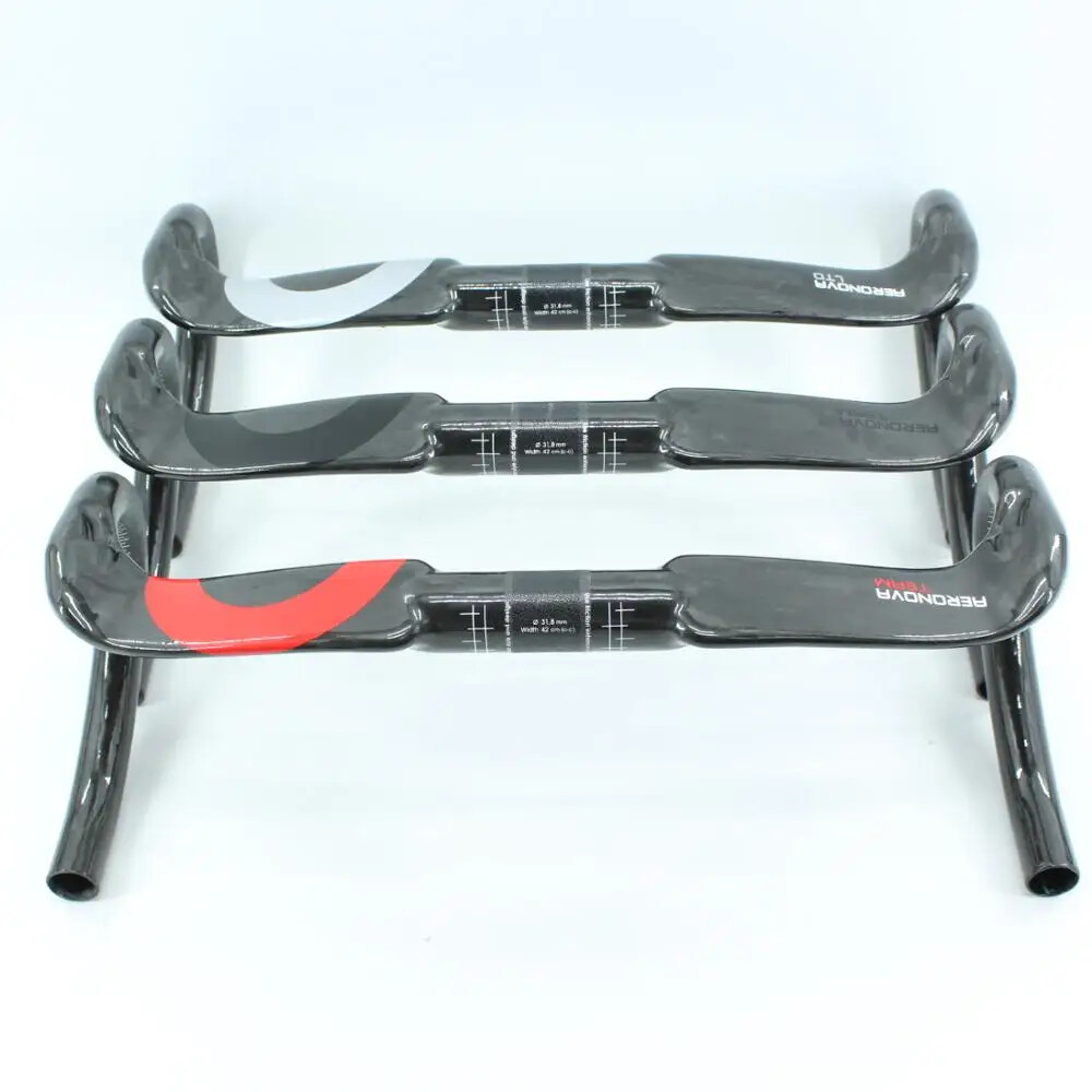 Road Bike Carbon Handlebar Bicycle Drop Bar Glossy Matt 31.8mm 400/420/440mm