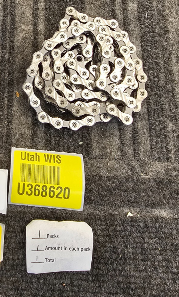 KMC X9 116 Links Non-Directional 9-Speed Bicycle Chain 1/2″x11/128″ Silver/Gray