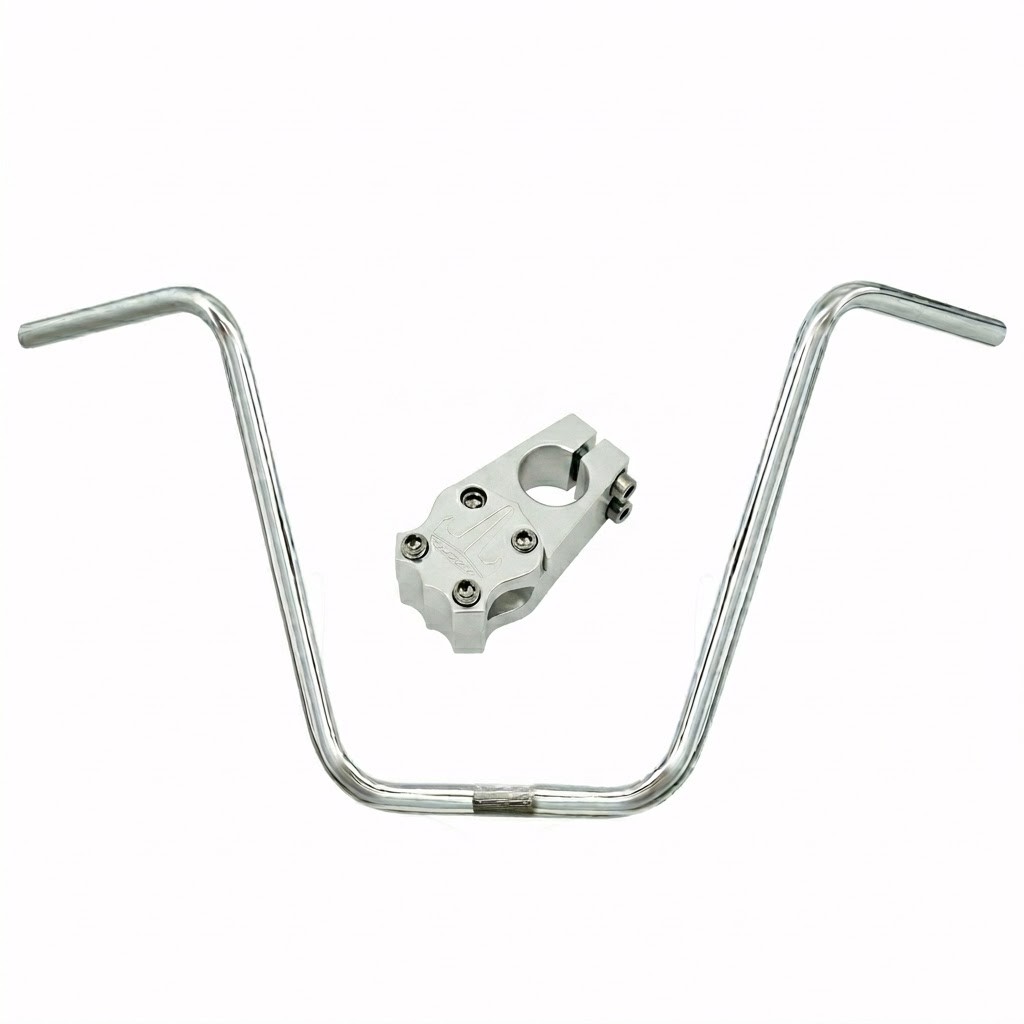 Tracer 31.5″ High Rise Handlebar for Bicycle 25.4mm Stem for Beach Cruiser Bike