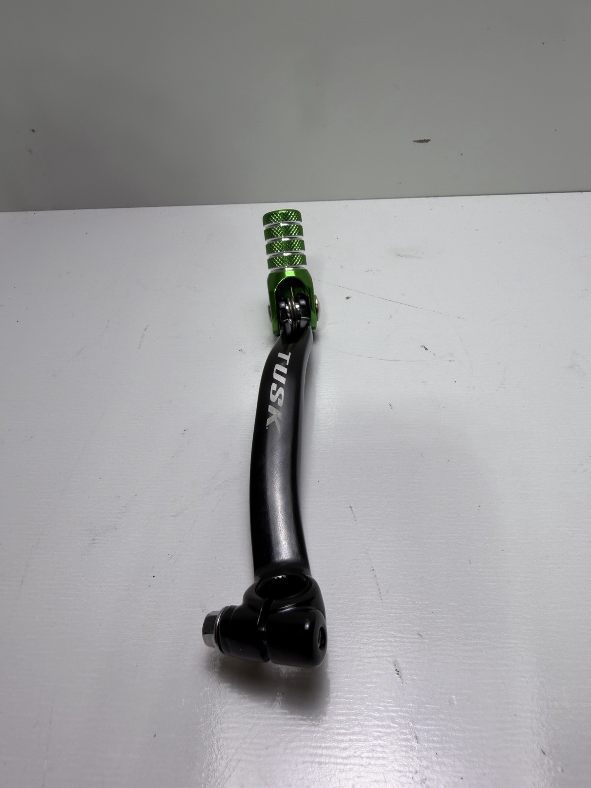 Tusk Folding Shift Lever Black Green Tip For Kawasaki KX450F 2006-2015