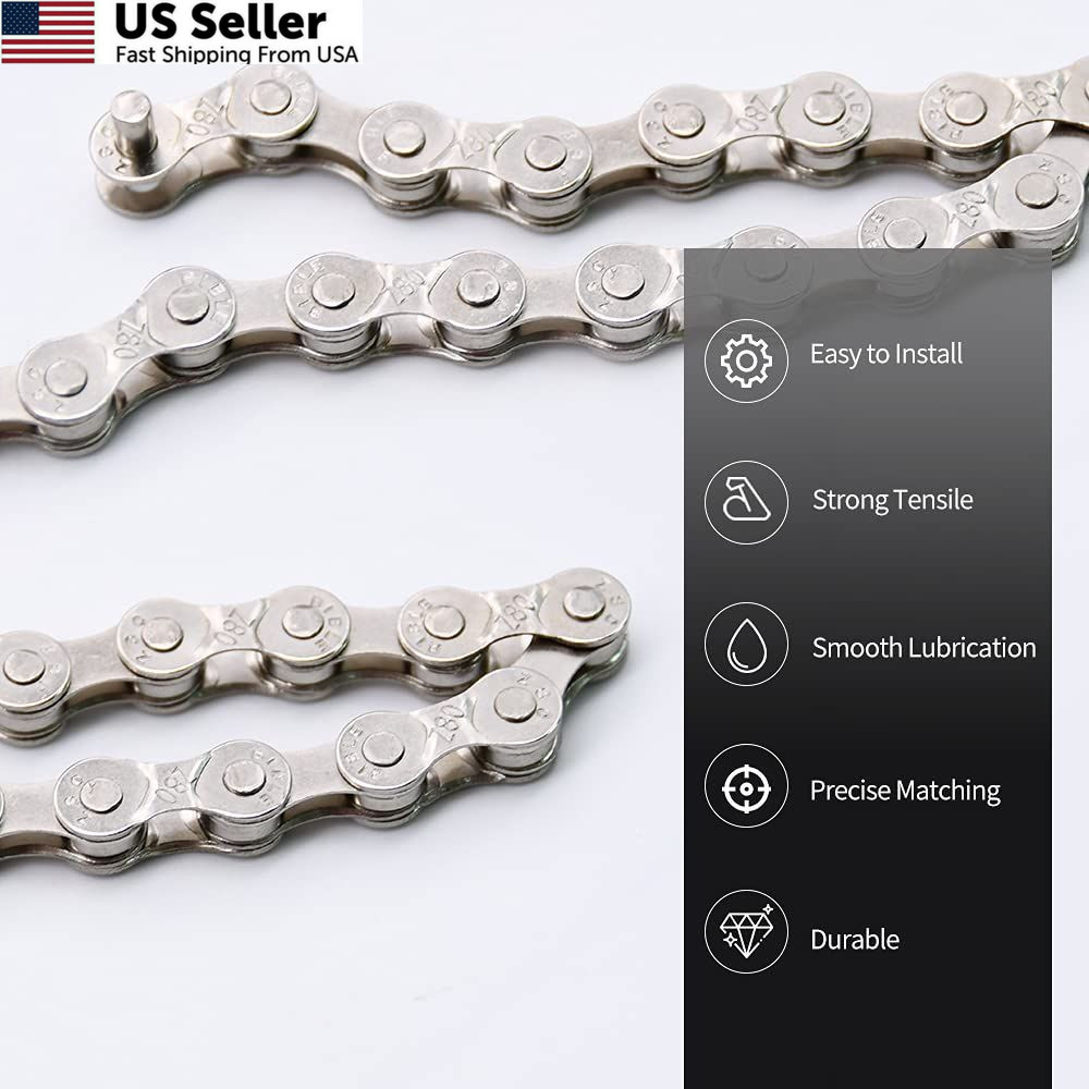 6/7/8 Speed Bike Chain, Chain for Speed, 1 Set