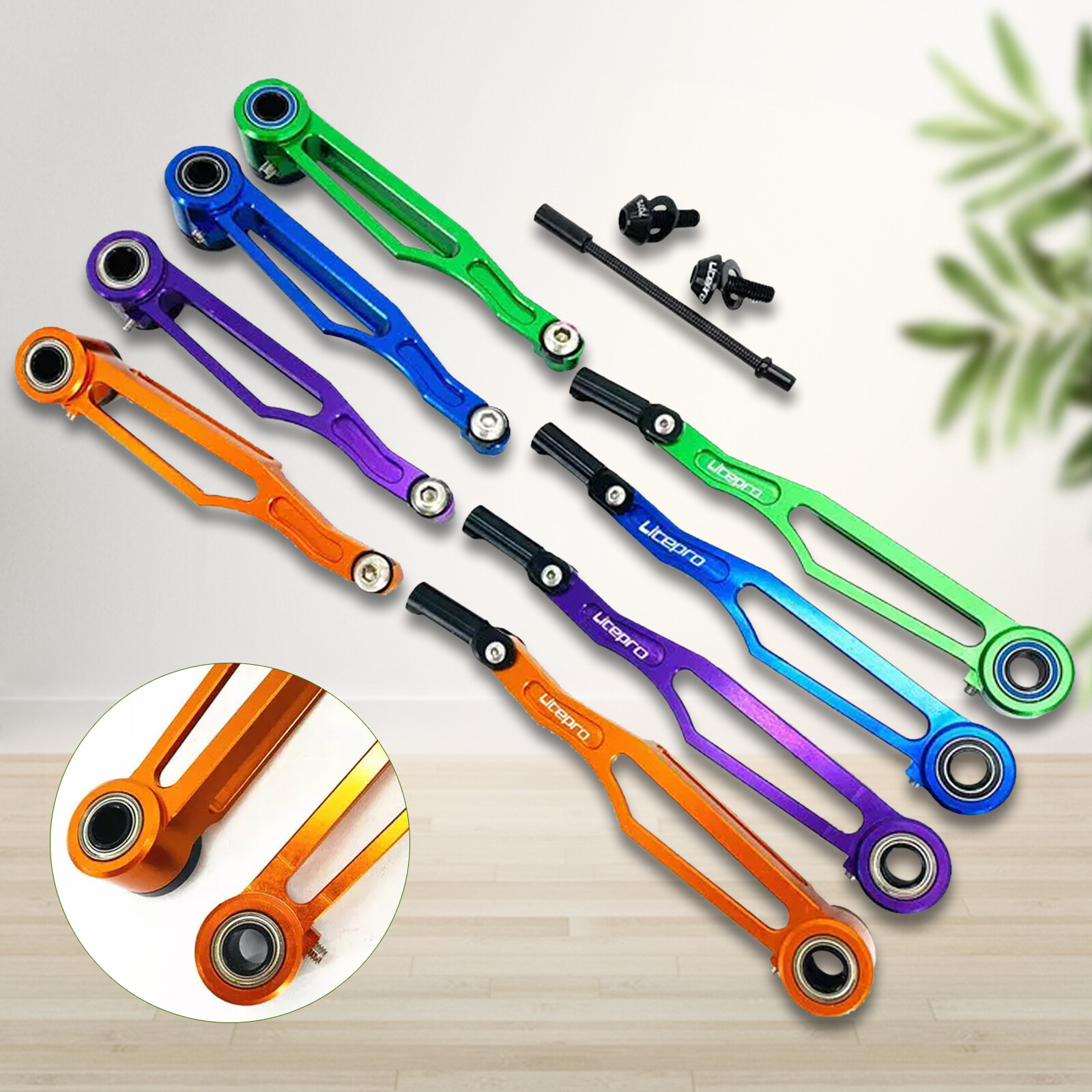 V Bike Brake 108mm Long Arm Aluminum Alloy Hollow V Brake Mount