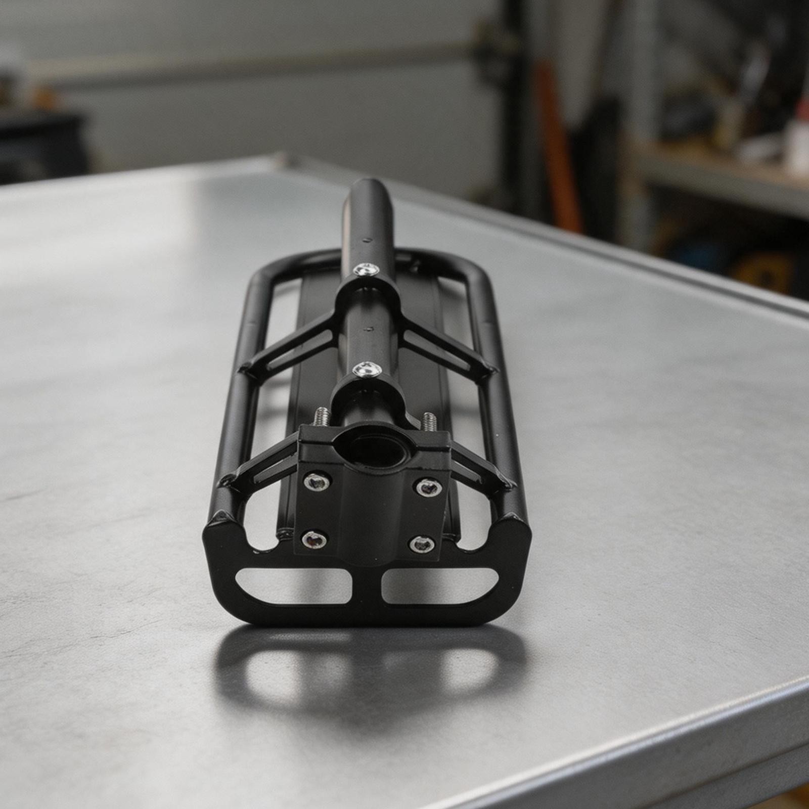 Lightweight Aluminum Rear Bike Pannier Rack with Quick Release Screw Mount