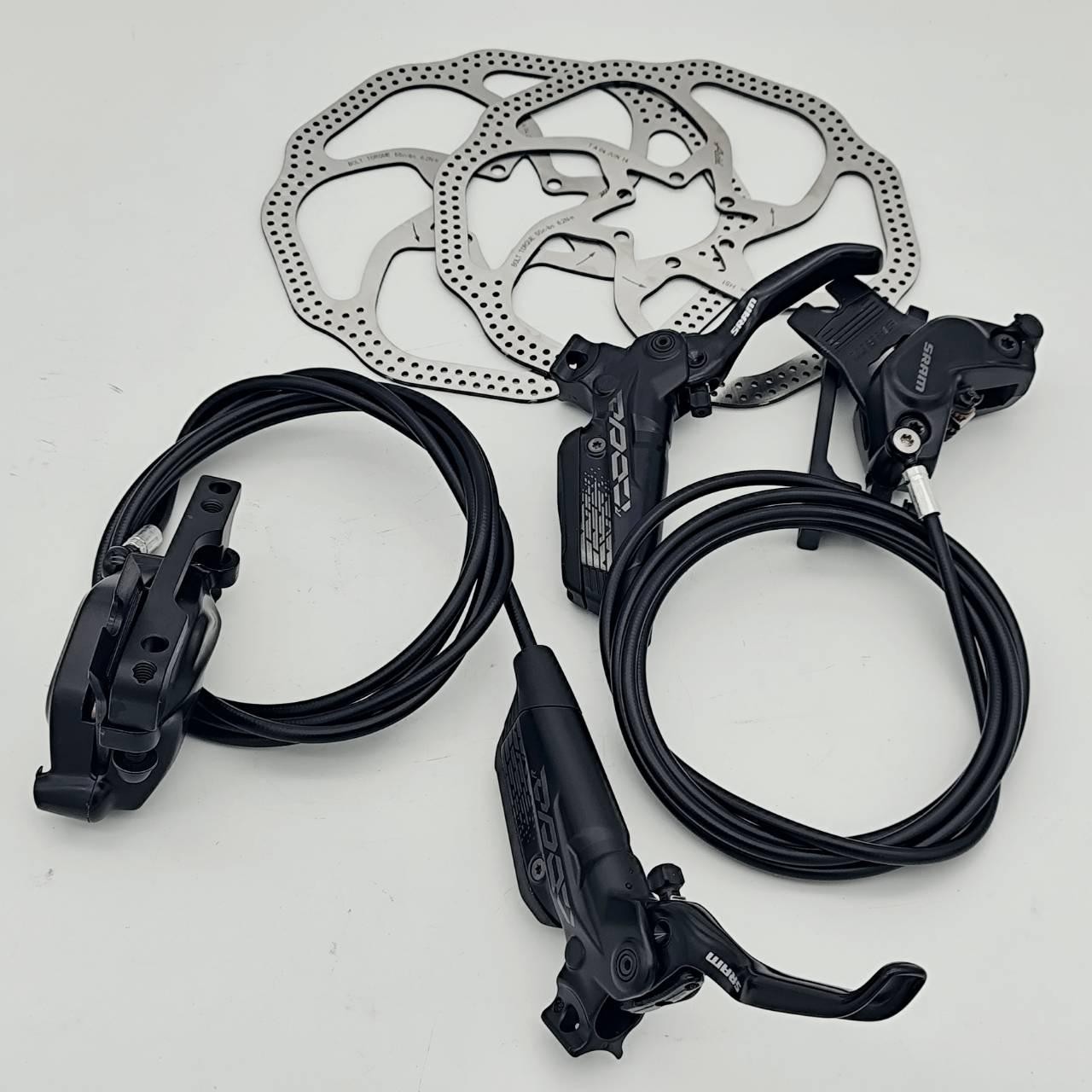 SRAM Code R 4 Piston DiscBrake Front & Rear 1700mm With 180mm Rotors