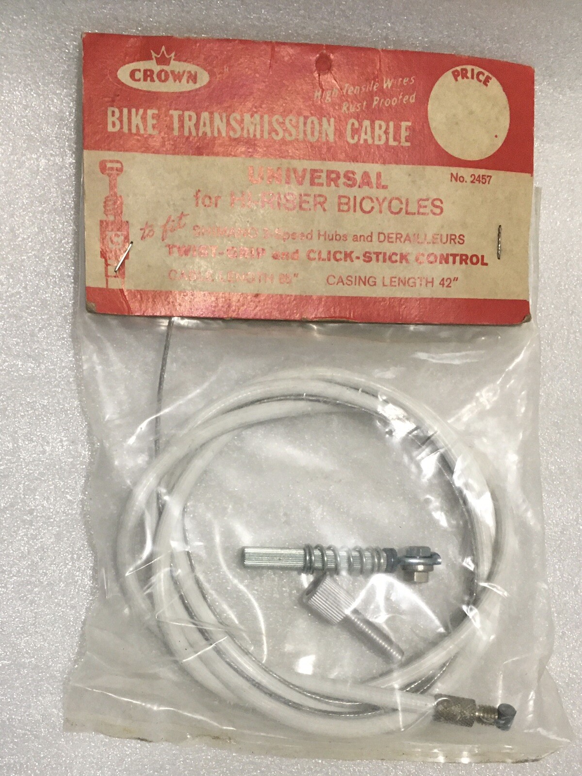 Crown Bike Transmission Cable Hi-Riser (for Shimano 3-Speed & Der.)VINTAGE NEW