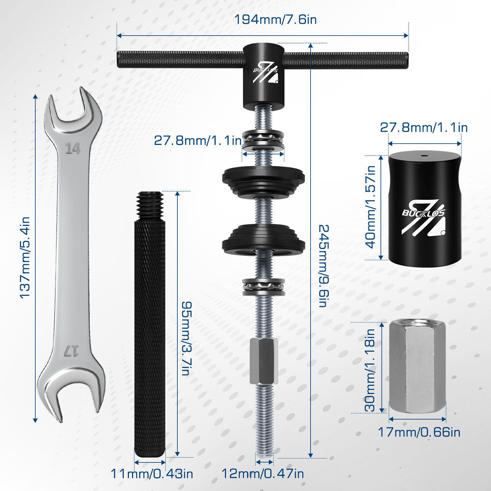 Headset Bottom Bracket BB Frame Install Remove Tool Bicycle Bearing Press Tool