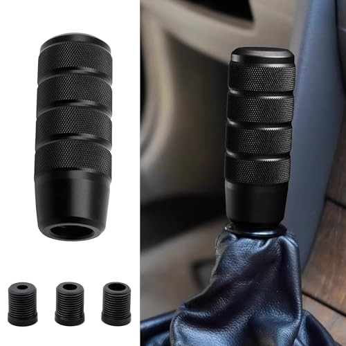 95mm/3.74″ Car Shifter Knob, Aluminum Weighted Automotive Gear Shift Black