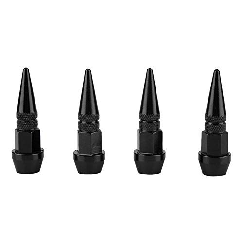 Tire Valve Stem, Tire Valve Cover, Air Valve Caps for Car Tires, 4Pcs Black